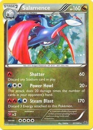 Salamence - 57/108 (Cosmos Holo) — Blister Exclusives Pokémon TCG card by TOKIYA