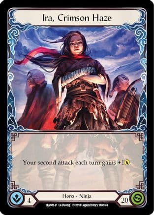 Ira, Crimson Haze — Welcome Deck: Ira Flesh and Blood card by Le Vuong