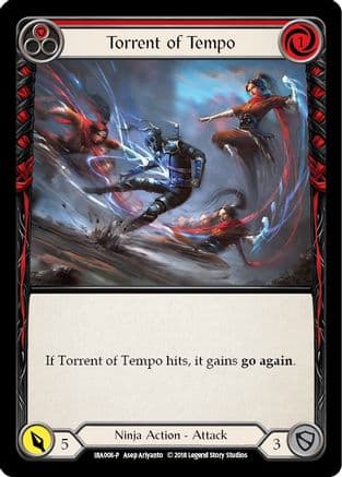 Torrent of Tempo — Welcome Deck: Ira Flesh and Blood card by Asep Ariyanto