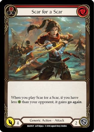 Scar for a Scar — Welcome Deck: Ira Flesh and Blood card by Arif Wijaya