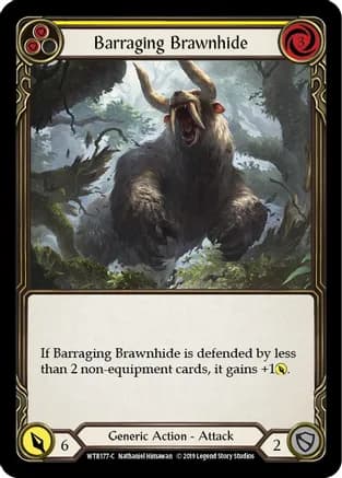 Barraging Brawnhide (Yellow) — Welcome to Rathe