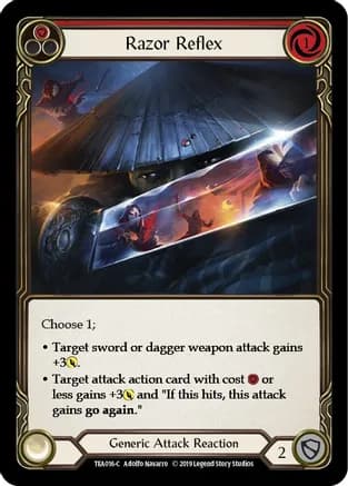Razor Reflex (Red) — Hero Deck: Dorinthea