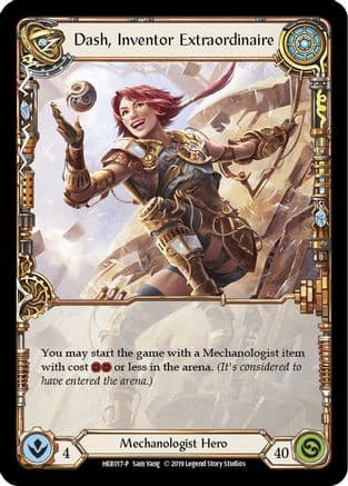 Dash, Inventor Extraordinaire (Rainbow) - HER017 — Flesh and Blood: Promo Cards