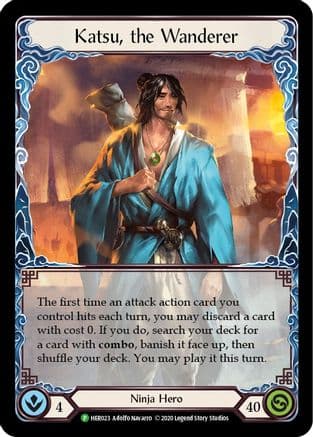 Katsu, the Wanderer (Rainbow) — Flesh and Blood: Promo Cards