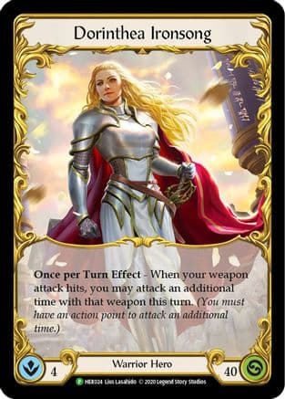 Dorinthea Ironsong (Rainbow) - HER024 — Flesh and Blood: Promo Cards