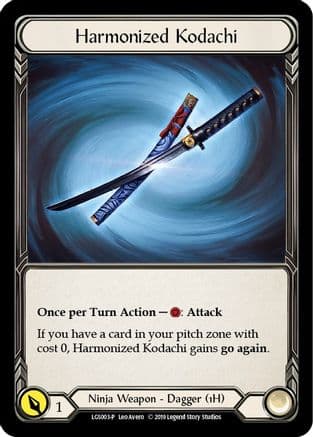 Harmonized Kodachi - LGS003 — Flesh and Blood: Promo Cards