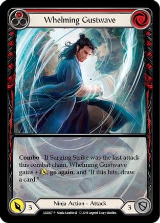 Whelming Gustwave (Red) - LGS007 — Flesh and Blood: Promo Cards