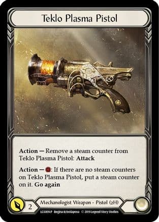 Teklo Plasma Pistol - LGS009 — Flesh and Blood: Promo Cards