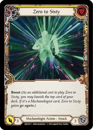 Zero to Sixty (Yellow) — Arcane Rising