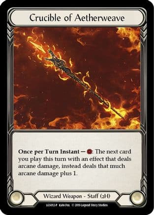 Crucible of Aetherweave - LGS012 — Flesh and Blood: Promo Cards
