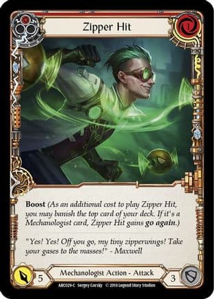 Zipper Hit (Red) — Arcane Rising