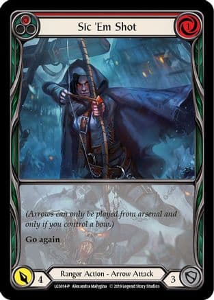 Sic 'Em Shot (Red) - LGS014 — Flesh and Blood: Promo Cards