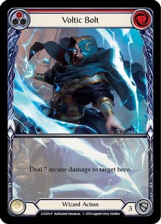Voltic Bolt (Red) - LGS016 — Flesh and Blood: Promo Cards Flesh and Blood card by Rhollinhead