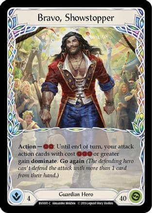 Bravo, Showstopper — Hero Deck: Bravo Flesh and Blood card by Alexander Mokhov