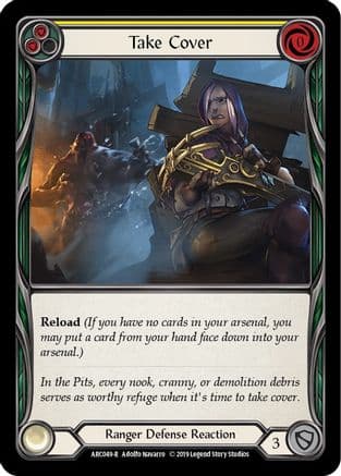 Take Cover (Yellow) — Arcane Rising