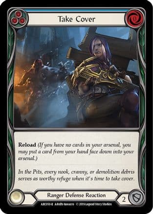 Take Cover (Blue) — Arcane Rising