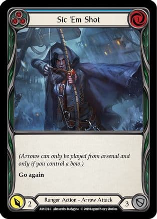 Sic 'Em Shot (Blue) — Arcane Rising