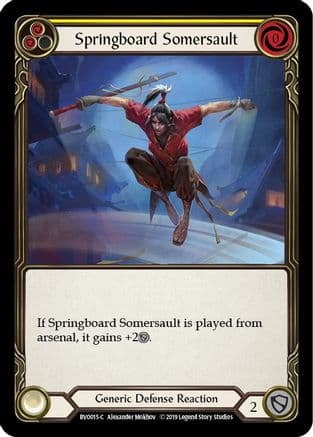 Springboard Somersault — Hero Deck: Bravo Flesh and Blood card by Alexander Mokhov