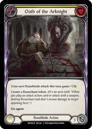 Oath of the Arknight (Yellow) — Arcane Rising