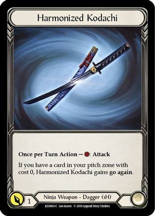 Harmonized Kodachi — Flesh and Blood card