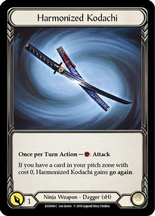 Harmonized Kodachi (Reverse) — Hero Deck: Katsu