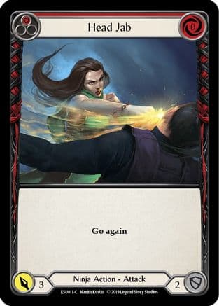 Head Jab (Red) — Flesh and Blood card