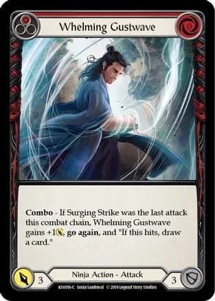 Whelming Gustwave (Red) — Hero Deck: Katsu
