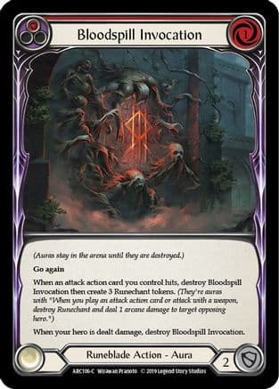 Bloodspill Invocation (Red) — Arcane Rising