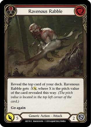 Ravenous Rabble (Red) — Arcane Rising