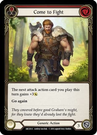 Come to Fight (Red) — Arcane Rising