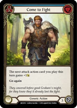 Come to Fight (Blue) — Arcane Rising
