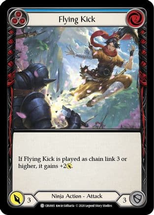 Flying Kick (Blue) — Crucible of War