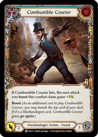 Combustible Courier (Blue) — Crucible of War