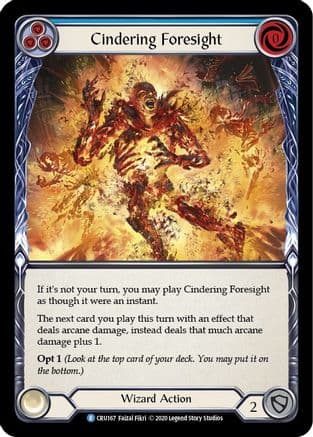 Cindering Foresight (Blue) — Crucible of War