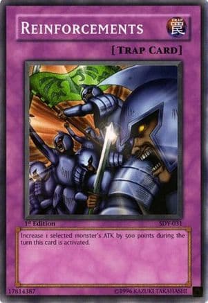 Reinforcements — Starter Deck: Yugi Yu-Gi-Oh! card by KAZUKI TAKAHASHI