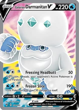 Galarian Darmanitan V (Full Art) — SWSH04: Vivid Voltage