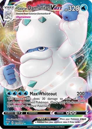 Galarian Darmanitan VMAX — SWSH04: Vivid Voltage Pokémon TCG card by 5ban Graphics