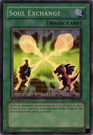 Soul Exchange — Yu-Gi-Oh! card