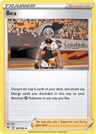 Bea — SWSH04: Vivid Voltage Pokémon TCG card by take