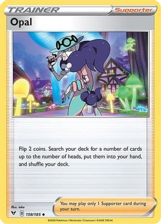 Opal — SWSH04: Vivid Voltage Pokémon TCG card by take