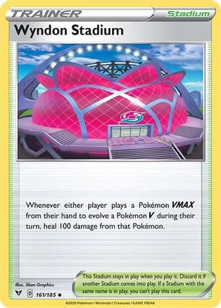 Wyndon Stadium — SWSH04: Vivid Voltage Pokémon TCG card by 5ban Graphics