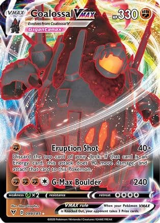 Coalossal VMAX — SWSH04: Vivid Voltage Pokémon TCG card by 5ban Graphics