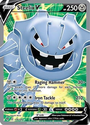 Steelix V (Full Art) — SWSH04: Vivid Voltage