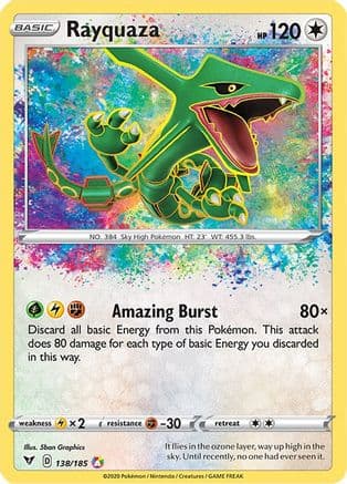Rayquaza — Pokémon TCG card