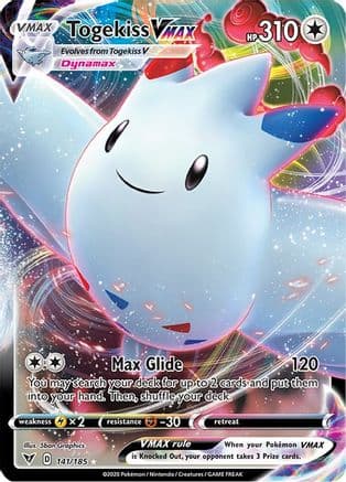Togekiss VMAX — SWSH04: Vivid Voltage Pokémon TCG card by 5ban Graphics