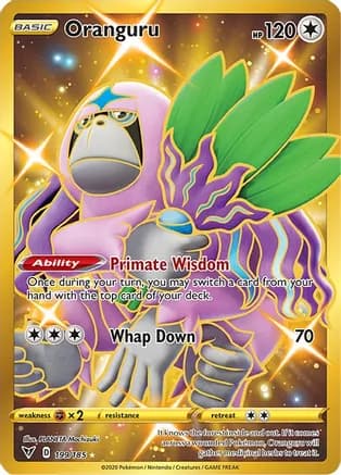 Oranguru (Secret) — SWSH04: Vivid Voltage