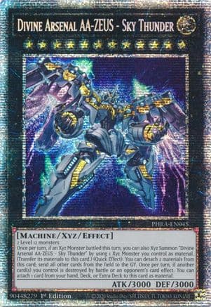 Divine Arsenal AA-ZEUS - Sky Thunder (Starlight Rare) — Yu-Gi-Oh! card