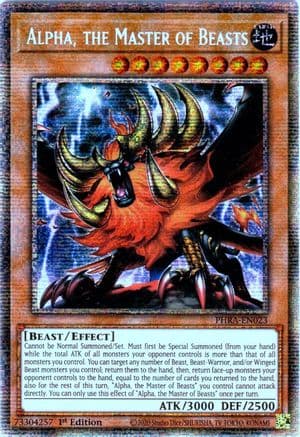 Alpha, the Master of Beasts (Starlight Rare) — Yu-Gi-Oh! card