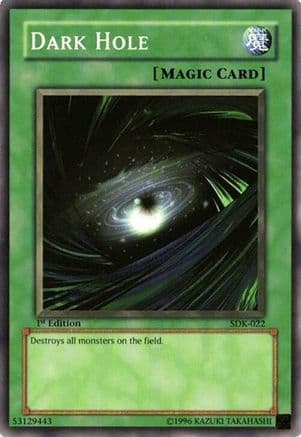 Dark Hole — Starter Deck: Kaiba Yu-Gi-Oh! card by KAZUKI TAKAHASHI