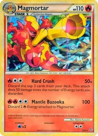 Magmortar - 2/95 (Cracked Ice Holo) — Miscellaneous Cards & Products